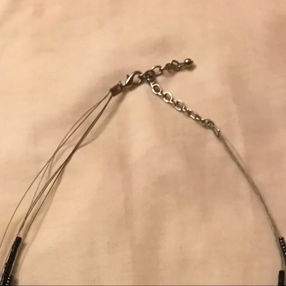 Black Beaded Necklace - Picture 2 of 5